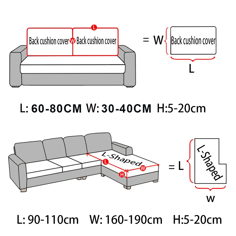 Sofa Seat Cushion Cover