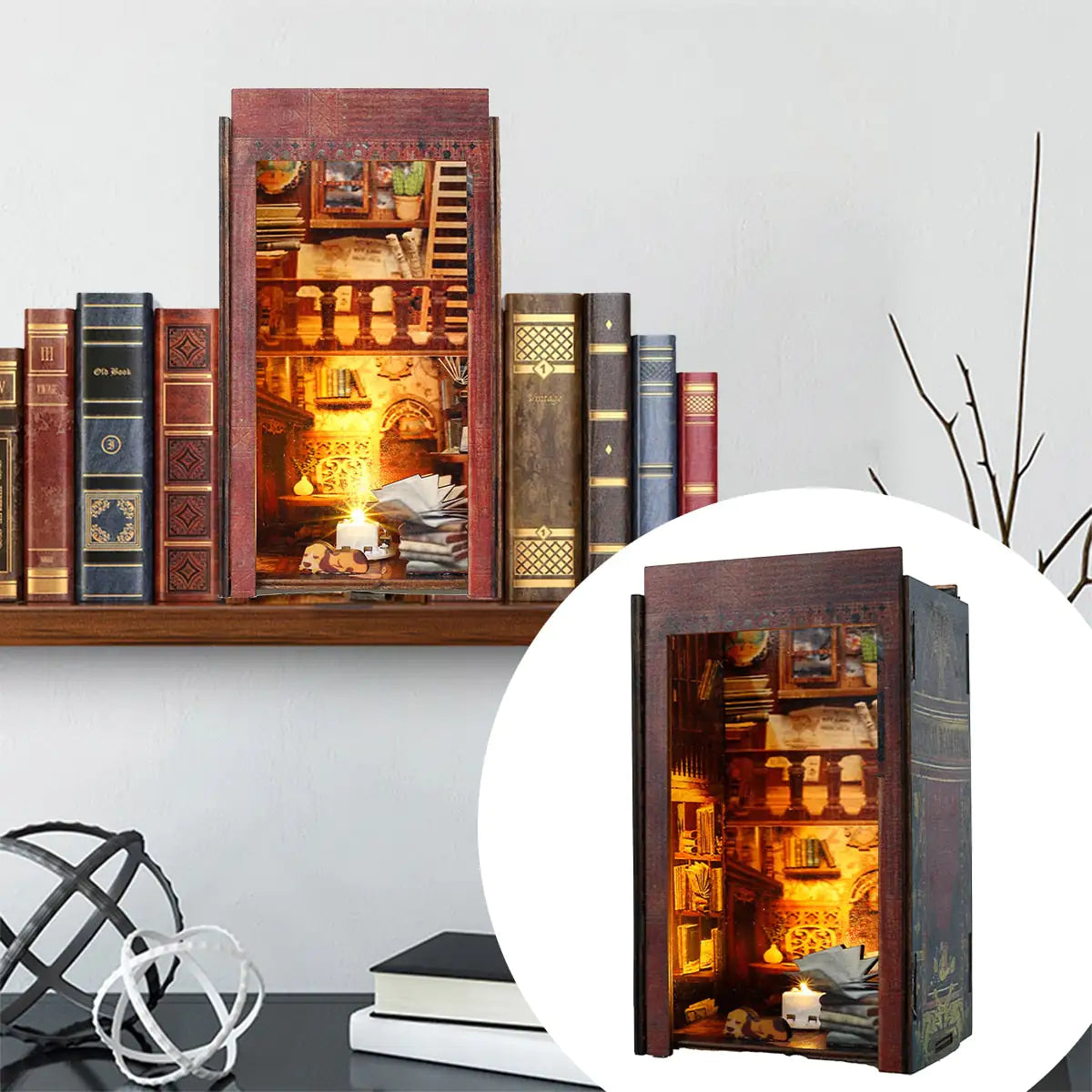 Bookshelf Insert Diorama Puzzle