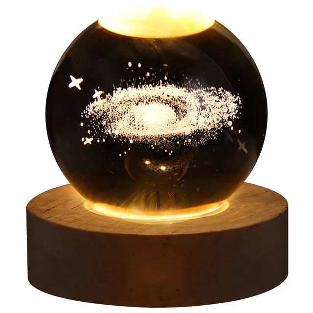 Galaxy Crystal Ball lamp