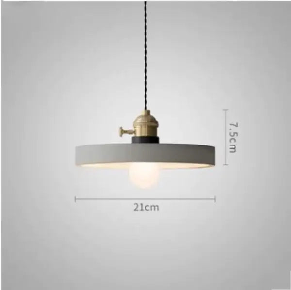 Vintage Style Cemented Pendant Light